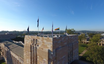 UQ's commitment to inclusivity and support for the LGBTIQ+ community has been recognised 