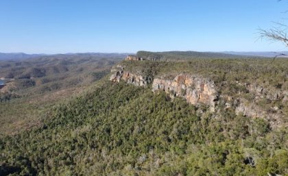 Rainforest at Cania Gorge in Queensland's North Burnett region.