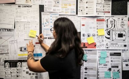 University of Queensland design students used an iterative process to refine and improve their guide to a VAD. Image: UQ.