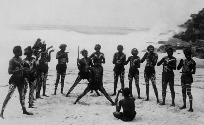 At Bondi, December 1892. Photo: Charles Kerry, UQ Anthropology Museum Collection At Bondi, December 1892. Photo: Charles Kerry, UQ Anthropology Museum Collection