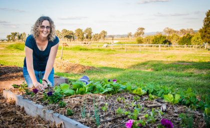 Community Garden representative Noeleen Warman Community Garden representative Noeleen Warman