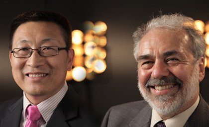 Caption: Professor Zhiguo Yuan and Dr Leigh Ward have received Australian Academy of Technological Sciences and Engineering Clunies Ross Awards.