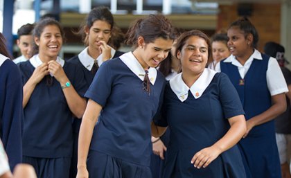 Students at last year's UQ Yalari Horizons Leadership camp