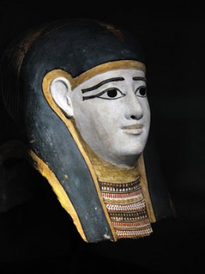 A 2400-year old Egyptian mummy mask remains one of the RD Milns Antiquities Museum's most popular attractions.