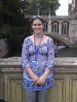 Emily Neagle in Cambridge where she attended the Cambridge Summer Veterinary School last year in June. Emily Neagle in Cambridge where she attended the Cambridge Summer Veterinary School last year in June.