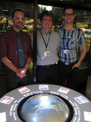 UQ Master of Interaction Design students, from left to right: Thomas Nelson, David Harper and Mike Brand UQ Master of Interaction Design students, from left to right: Thomas Nelson, David Harper and Mike Brand