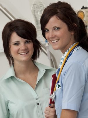 Alyce (left) and Emma Cervetto will graduate together with a Bachelor of Nursing degree on their birthday. Alyce (left) and Emma Cervetto will graduate together with a Bachelor of Nursing degree on their birthday.