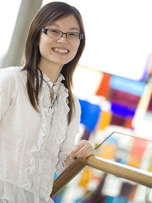 UQ education student Becky Xie UQ education student Becky Xie