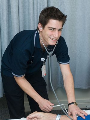 Bachelor of Nursing student Arthur Cassin Bachelor of Nursing student Arthur Cassin