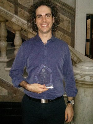 Dr Matthew Gullo, from The University of Queensland’s Centre for Youth Substance Abuse Research, was presented the award at the Australasian Professional Society on Alcohol and other Drugs conference in Brisbane on Tuesday night. Dr Matthew Gullo, from The University of Queensland’s Centre for Youth Substance Abuse Research, was presented the award at the Australasian Professional Society on Alcohol and other Drugs conference in Brisbane on Tuesday night.