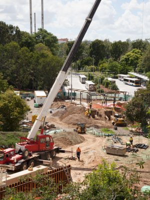 The walkway development is progressing well. The walkway development is progressing well.