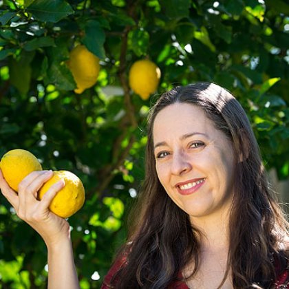 Dr Claudia Vickers ... limonene one day could be a renewable, clean aviation fuel.     Photo: David Sproule