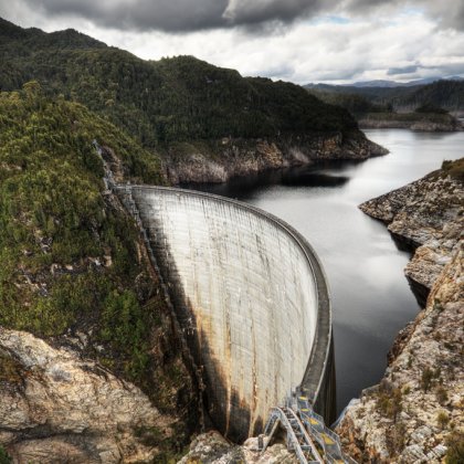 Australia won’t be building anything as big as the Gordon Dam any time soon. JJ Harrison/Wikimedia Commons, CC BY-SA