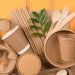 Image: Adobe a pile of brown boxes, cups and utensils
