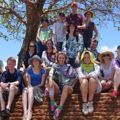 UQ Bachelor of Architectural Design students who each received $2700 grants to take part in a design studio project in Colombo, Sri Lanka, this year. 