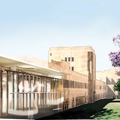 Artist's impression of the Forgan Smith refurbishment