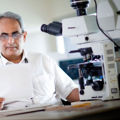 Professor Sunil Lakhani ... seeking to offer improved quality of life and more targeted treatments to beat the most common female cancer