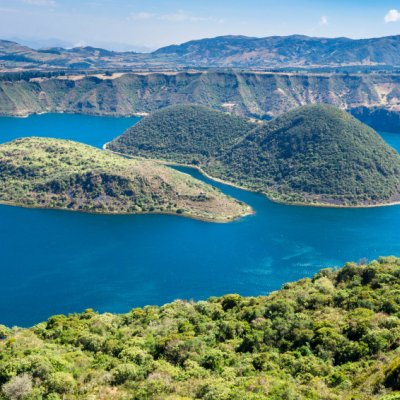 Cuicocha crater lake, Reserve Cotacachi-Cayapas, Ecuador (iStock)