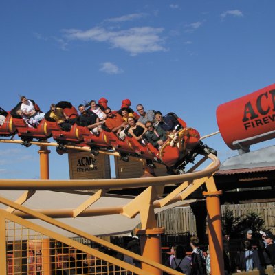 Road Runner rollercoaster, Warner Bros. Movie World