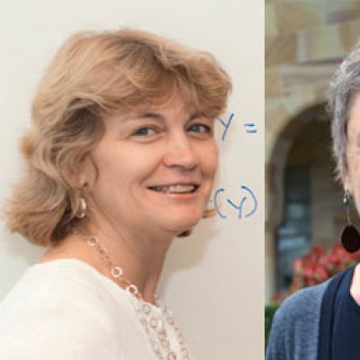 Professor Naomi Wray (left) and Professor Halina Rubinsztein-Dunlop