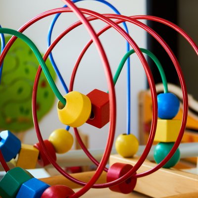 Toys in a childcare centre