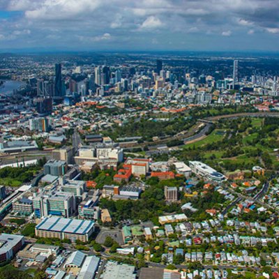 Brisbane city is a low-density destination for international students