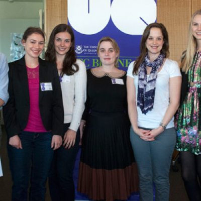 Pictured: Matthew Daniell,  Elizabeth Colbran,  Catherine Garlick,  Victoria Allen, Hannah Baldney,  Lindsay Collins and  Alexandra Wolhuter.