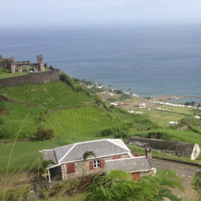UNESCO World Heritage Site of Brimstone Hill Fortress National Park, St Kitts and Nevis.