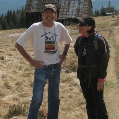 University of Queensland Associate Professor Greg Brown and Poland’s Jagiellonian University Dr Malgorzata Grodzinska-Jurczak visit a protected natural area in Poland.