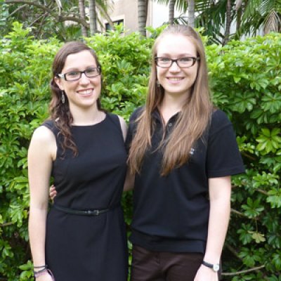 Maria Golubovskaya and Marine Billot are excited to travel to Switzerland as part of the Young Talents Program.