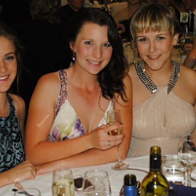 Tiffany Loudon, Nicala Shutt, Kitty Emerson and Laura Carman enjoy the annual UQ Gatton Student Association Ball.