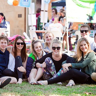 Students enjoy the festivities at UQ Gatton's Fiesta