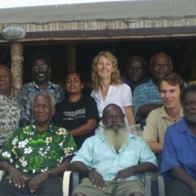 UQ Professor Jennifer Corrin in Solomon Islands.