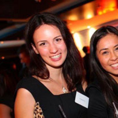 Attendees (from left) Meg Fletcher, Rosalyn Lye and Ace Tamayo.