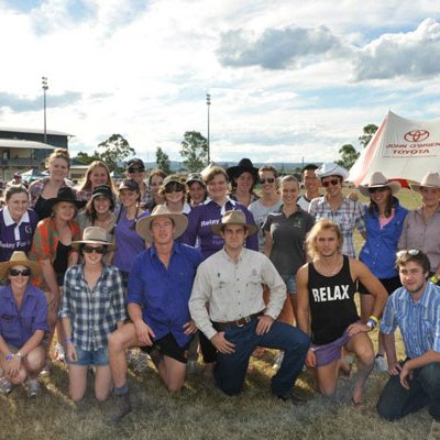 UQ Gatton residents taking part in 2012 Relay for Life