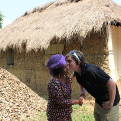 Ben Endicott-Davies in West Africa meeting with Ghana’s Queen Mother