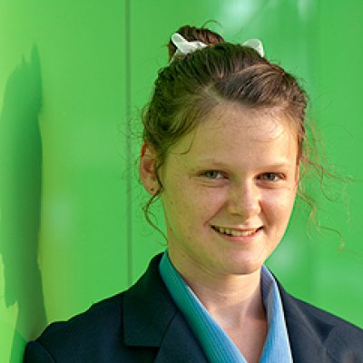 UQ Young Achiever Tayla Panting hopes to commence study at UQ in 2012.