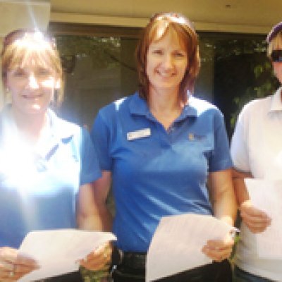 Winners were announced at a BBQ at the UQ Staff and Graduates Bar. From left Lorraine Hancock, Debra Laws, Rebekah Scotney, Sharon Blums and Campus Director Janelle Zahmel.