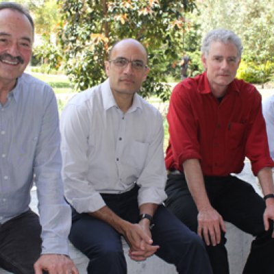 Professors Robert Lingard, Mark Western, Stephen Bell and Andrew McLennan