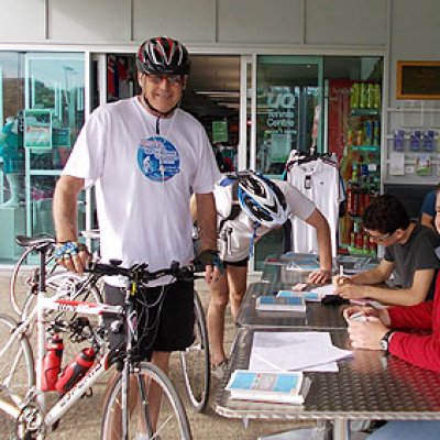 UQ staff and students made the most of National Ride to Work Day