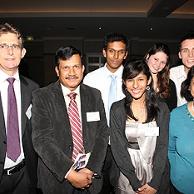 Some of the scholarship recipients at the UQ Industry Scholarship Awards night