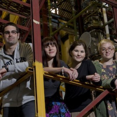 Au revoir: Heading to France are Chemical Engineering students, from left, Edward Barry, Rebekah Johnston, Maddalena Gabrielli and Hannah Shaw.