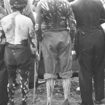 An image from the Caroline Tennant-Kelly Collection – a funeral takes place in Cherbourg in 1934. Courtesy Kim de Rijke