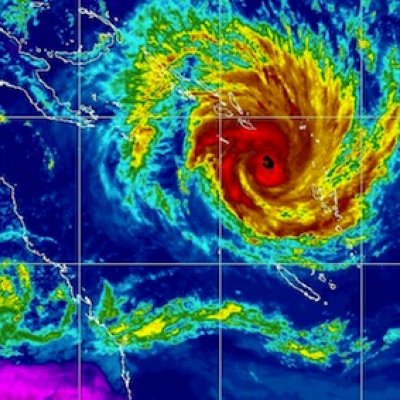 Tropical Cyclone Yasi, which devastated Queensland's coast during February 2011.