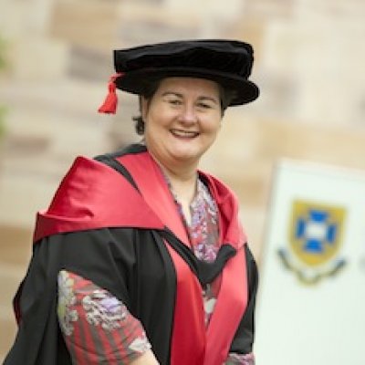 Dr Kaeleen Dingle is UQ's 9000th PhD graduate.