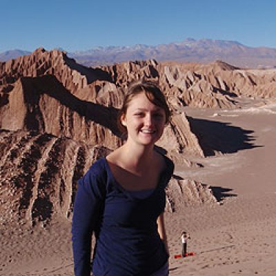 UQ student Imogen Smith in the Atacama Desert in Chile