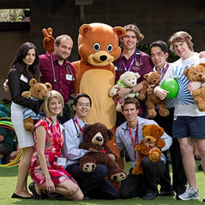 The Teddy Bear Hospital student volunteers