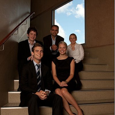 At team of UQ commerce students has placed third in an international trading competition