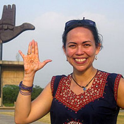 Former UQ peace scholar Karla Castellanos on her field study
placement in Tamil Nadu, India