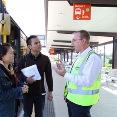 City planners get tips on transport planning.